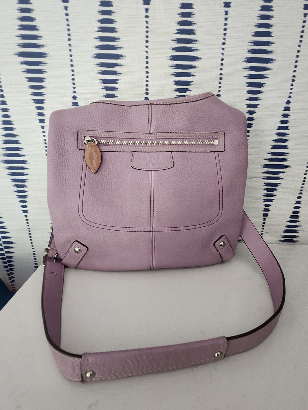 Vintage Coach Penelope Pebbled Leather Hobo Shoulder Bag F14680